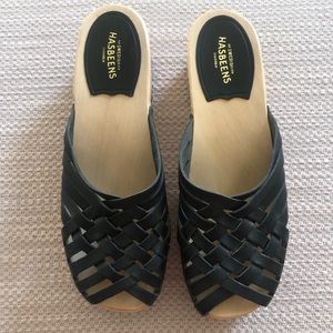 Brand new, never worn, Swedish Hasbeens.